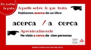 Palabras y expresiones homófonas