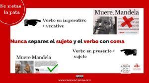Coma entre sujeto y verbo