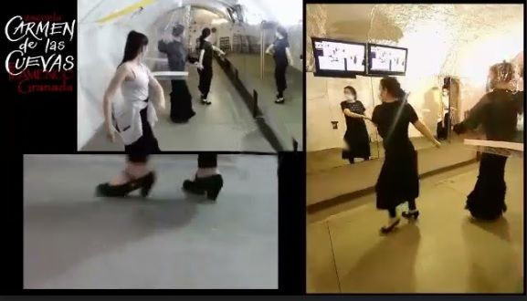 Clases híbridas de baile flamenco