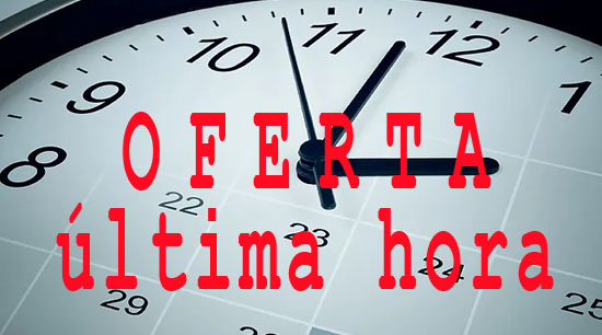 Oferta última hora