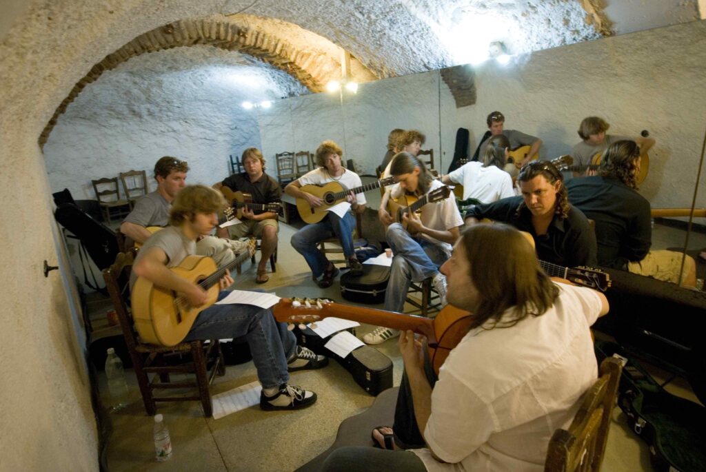 Clase de guitarra con Jorge el Pisao